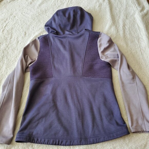 The North Face Purple Gray Full Zip Casual Lightweight‎ Outdoor Hoodie Jacket M - Picture 2 of 9